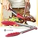 MEKBOK Kitchen Tongs Set - Salad & Grill Stainless Steel Serving Tongs with Silicone Tips - 9