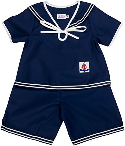 Nautical Navy Outfits (Medium - 3 to 4 years, Navy - Shorts)