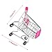 Onpiece Parrot Bird Supermarket Shopping Cart Intelligence Growth Funny Toys Pink/Yellow