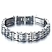 Heavy-duty Stainless Steel Men's Bike Chain Bracelet Jewelry for Man Bold and Chunky