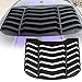 Yoursme Rear and Side Window Louvers Scoop Matte Black ABS Sun Shade Cover in GT Lambo Style Fits for Ford Mustang 2015 2016 2017 2018 2019