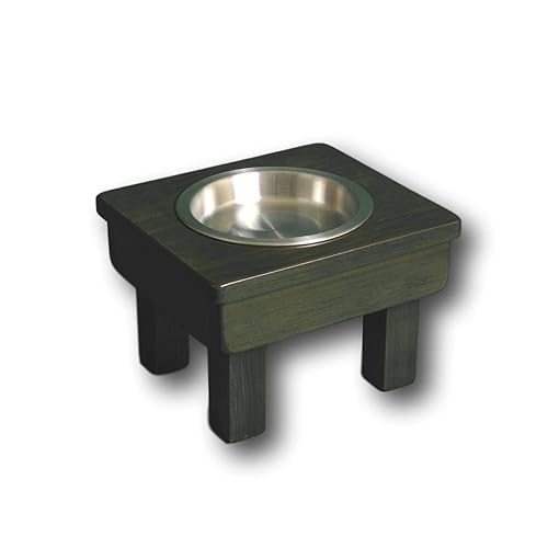 Amazon Com Raised Dog Bowl 7 Tall Small Shallow Single Bowl