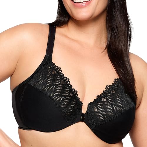 Glamorise Full Figure Plus Size Front-Closure T-Back Wonderwire Bra Underwire #…