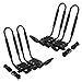 LEAGUE&CO 2 Pair J-Bar Rack Kayak Carrier Canoe Boat Paddle Board Surfboard Roof Top Mount on Car SUV Crossbar