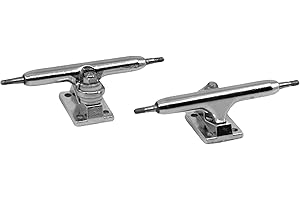 TEAK TUNING 32mm Prodigy Gen2 Pro Fingerboard Trucks - Pro Style Base and Hanger with Custom Pivot Tuning and Pro Duro Bubble Bushings - Silver Colorway