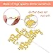 Baby is Brewing Cake Topper, Baby Shower Baby Sprinkle Cake Decorations, Gender Reveal Diaper Party Supplies, Beer & Baby Bottle Design for Boys or Girls, Double Sided Gold Glitter