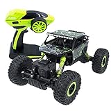 Rc Car,KingPow-DeXop 2.4GHz Electric Rock Crawler Radio Control Car,High Speed Racing Off Road Rc Car - Green