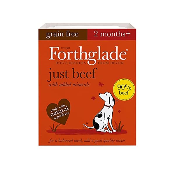 Forthglade-Complementary-Natural-Wet-Dog-Food-Grain-Free-Just-Variety-Pack-12-x-395-g-Trays-Chicken-Lamb-Beef Forthglade Complementary Natural Wet Dog Food - Grain Free & Vegetables Just Variety Pack (12 x 395g) Trays - 90…