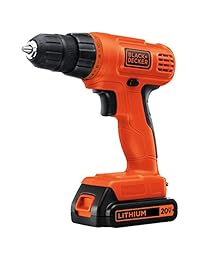 Black & Decker ld120cbfr 20 V max Taladro Atornillador (Batería de ion de litio de 3 8 en.