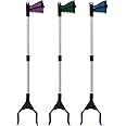 TOPZEA 3 Pack Grabber Reacher Tool for Elderly, 32 Inch Foldable Pick Up Stick Trash Claw Grabber Picker Upper, Long Hand Pickup Tools for Garbage, Mobility Aid Reaching Assist Tool, Garden Gripper