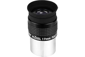 SVBONY SV131 Plossl Eyepiece, 1.25 Inches 17mm Telescope Lens, 4 Elements Design 48 Degrees Field of View with Filter Threade
