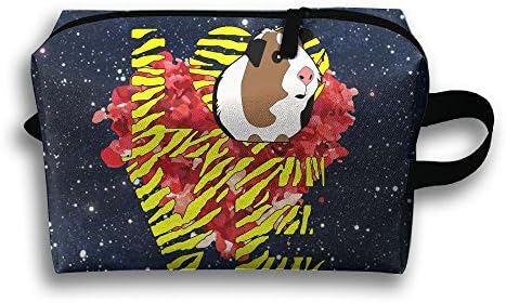 Guniea Pig Love Guinea Pig Toiletry Bag Unisex Travel Toiletries Bag Sturdy Hanging Organizer