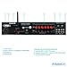Wireless Bluetooth Power Amplifier System – 4200W 6CH Powered Rack Mount Portable Surround Sound Multi Zone Audio Home Stereo Receiver Box w/RCA, USB, AUX – for Speaker, PA, Theater – Pyle PT6000CHthumb 3