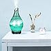 COOSA 100ml Glass Marble Pattern Essential Oils with 4 Time Setting Colorful Light Aroma Diffuser Cool Mist Humidifier for Home and Office (Multicolor-6)