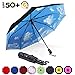 ABCCANOPY Umbrella Windproof Travel Umbrella - Wind Resistant, Small - Compact, Light, Automatic, Strong, Mini, Folding and Portable - Backpack, Car, Purse Umbrellas for Rain - Men and Women