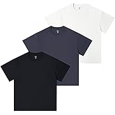 MIDMX Heavyweight Cotton T-Shirts for Men Women Unisex Short Sleeve Tees Crewneck Tops Loose Casual