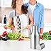 Flyboo Olive Oil Dispenser 25oz Oil Bottle Stainless Steel Leak Proof Olive Oil Decanter for Kitchen