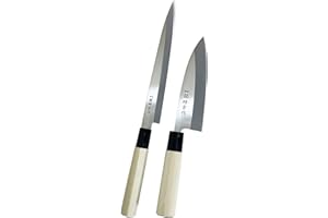 Japanese Knife 2 Point Set (Sashimi Kitchen Knife · Deba Fish Filleting) TOKYO MALL