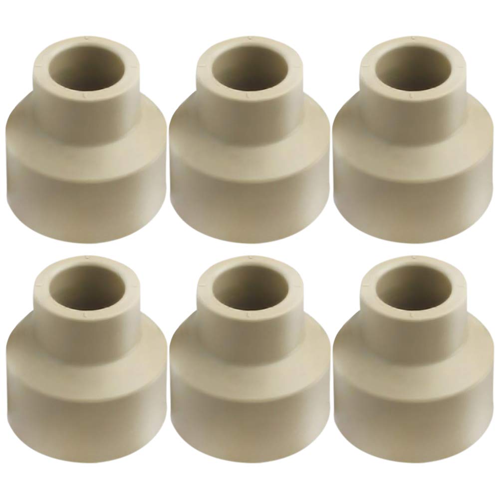 YOFASEN Feed Water Connection Fitting - 6 Pack Water Pipe Adapter for Home Garden Hose Parts Connectors,6 pieces,25 * 20mm(Inner diameter)