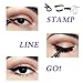 Wing Eyeliner Stamp - 2 Packs Left & Right Dual Ended Liquid Winged Eyeliner Stamp by iMethod, the Easiest Way to Get Perfect Winged Cat Eye Look, Waterproof, Smudgeproof and Sweatproof, Stay All Day