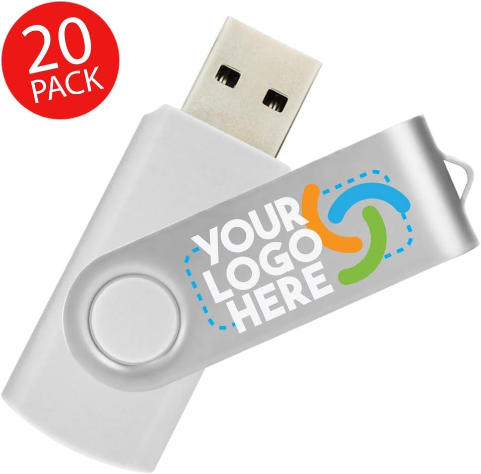 Bulk USB 2.0 Possibox Custom Swivel USB Flash Drive 512MB Promotional