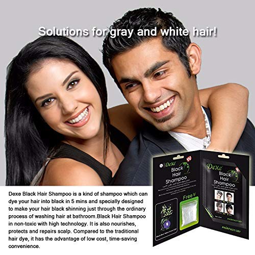 Dexe Black Hair Shampoo For Men Women In Just 5 Minutes 25ml