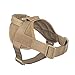 yisibo Tactical Dog Harness Military Working Dog Vest No-Pull Adjustable K9 Service Dog Training Vest with Handle,Coyote Brown,S