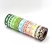 Christmas washi tape,reindeer and the sled gold foil washi tape,Christmas trees and candy(Set of 10 rolls)