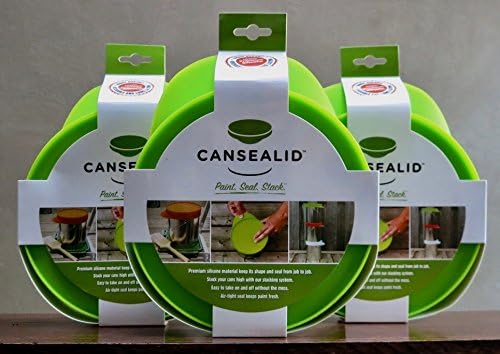 Cansealid Paint Can Lid for 3.7 Litre / 1 Gallon Paint cans (Value Pack of 3)