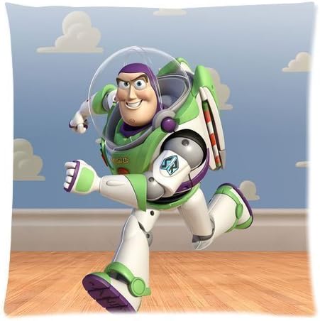Amazon Com Toy Story Buzz Lightyear Throw Pillow Case Cushion
