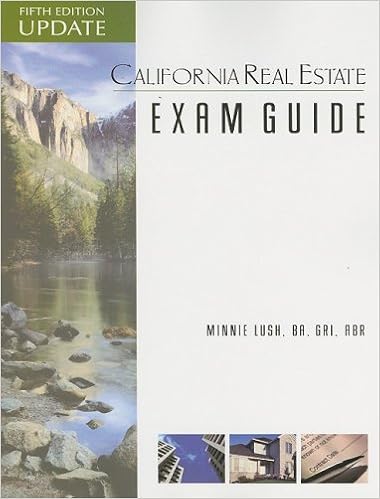 Amazon Com California Real Estate Exam Guide 5th Edition Update 9781427782274 Lush Minnie Books