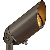 Hinkley Landscape 1536BZ-LL 12v Aluminum Outdoor Spot Light (Bronze), 4w 2700K MR16 LED Bulb (Included) for Low Voltage Lands