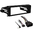 Metra 99-9600 Stereo Installation Kit for Select 1998-2013 Harley Davidson Motorcycles (Black)