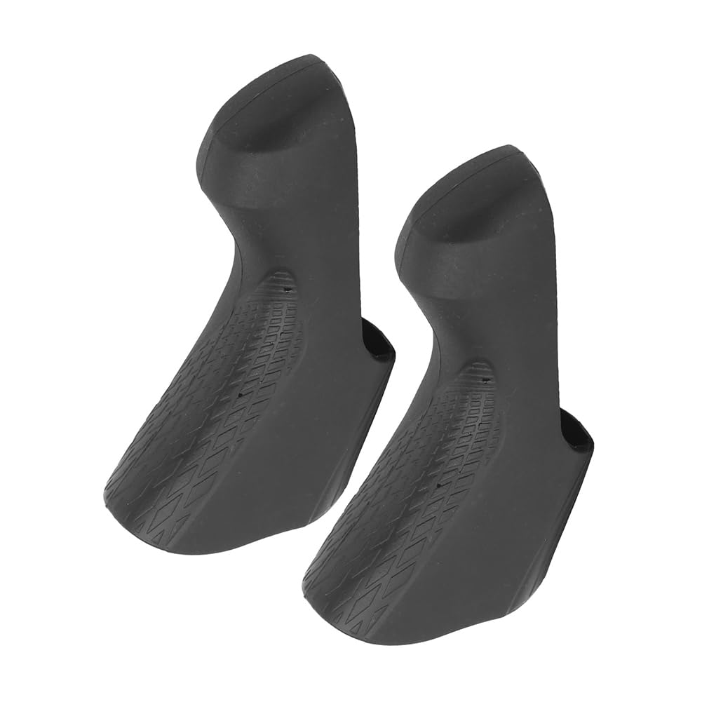 Joyzan Road Bicycle Brake Hoods, Silicone Bike Handle Sleeves 1Pair Brake Lever Protector Cover for STR7000/8000 Cycle Black Protection Cycling Maintain Accessories Washable Light Weight Soft 11x6cm