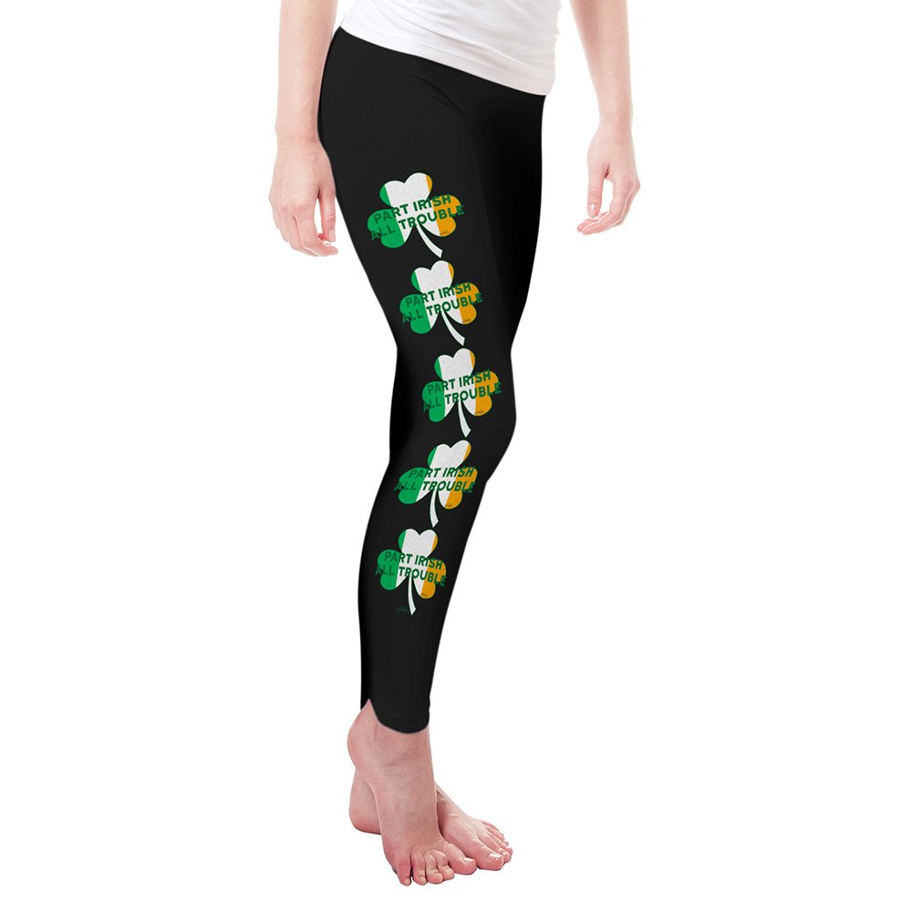 TWISTED ENVY Part Irish All Trouble Women's Funny Leggings Women's