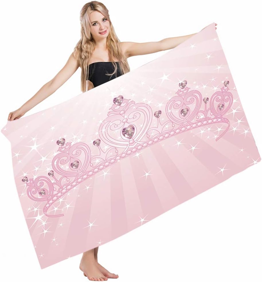 baby pink beach towel