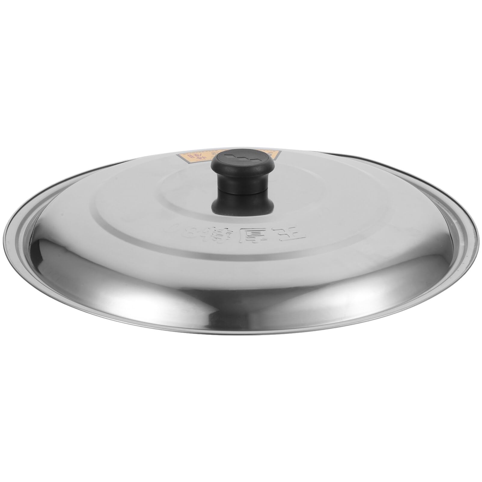 MAGICLULU 13-Inch Stainless Steel Pot Lid with Heat-Resistant Knob Multi-Function Round Cover for Household Woks Pans and Soup Pots