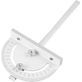 TRUTOPWAY Small-scale Miter Angle Measuring Tool,Precision Inclinometer and Angle Detector for and Milling Worktable Insertion Plate- Woodworking Protractor for Table Saws and Power Tools