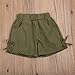 Baby Girls Outfit Sleeveless Floral Top Blouse+Green Shorts Clothes Sets