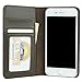 Eco-Fused Faux Leather Book Case Compatible with Apple iPhone 6 / 6S - Convenient Wallet Slots Inside – A Vintage Look for Your Modern Device