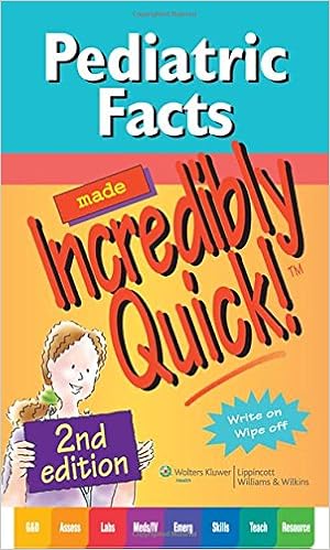 Pediatric Facts Made Incredibly Quick! (Incredibly Easy! Series®) Pediatric Facts Made Incredibly Quick! (Incredibly Easy! Series®)