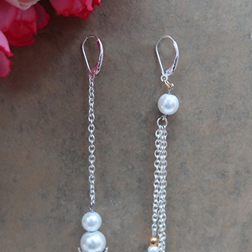 TOAOB 8Pcs Sterling Silver French Earring Hook Lever Back Earwires 16 x 12mm Hypo-allergenic Jewelry Findings - Thumbnail 5