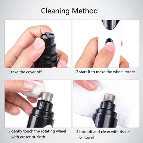 USB Charging Pet Nail Trimmer Clipper Rechargeable Cat Dog Electric Clean Nails Scissors Grinder for Small and Medium Pets - Thumbnail 6