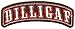 Small Dilligaf Rocker Patch, 3.75x1.5 inch, small embroidered biker patch, iron on or sew