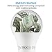 TORCHSTAR 15W Garage Door Opener LED Bulb, 100W Equivalent LED A19 Light Bulb, 1500lm Ultra-Bright 3000K Warm White, Non-Dimmable, E26 Base, UL-Listed, Damp Location