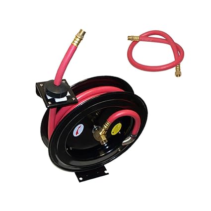 3 8 X 25 Retractable Air Hose Reel Wall Truck Mount 300 Psi