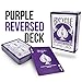 Purple Playing Cards Bicycle Deck