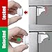 Magnetic Cabinet Locks Child Safety - Baby Safety Locks Set for Cupboards & Drawers (8 Locks, 2 Keys) + 4 Bonus Corner Guards & Baby Safety eBook - Easy Installation, No Screws Or Drilling