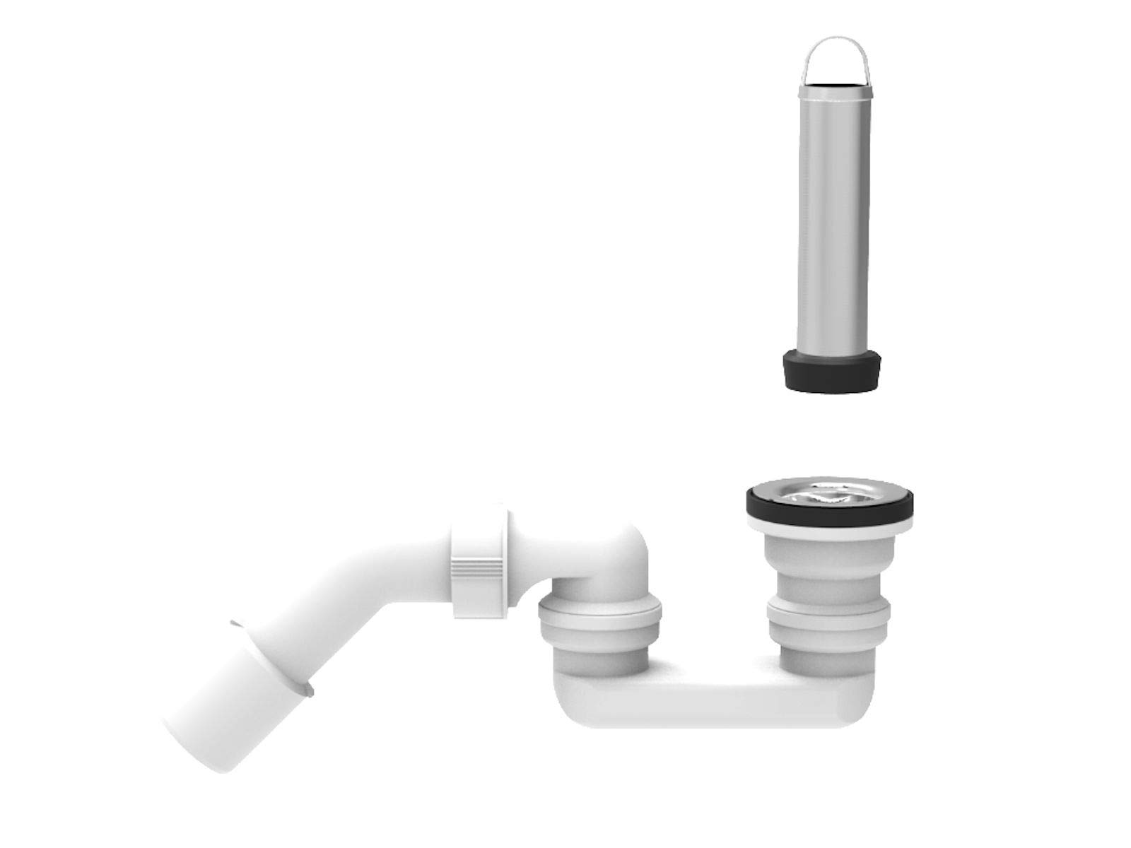 Sanit 826 Shower Outlet Fitting with Standpipe Chrome-Plated