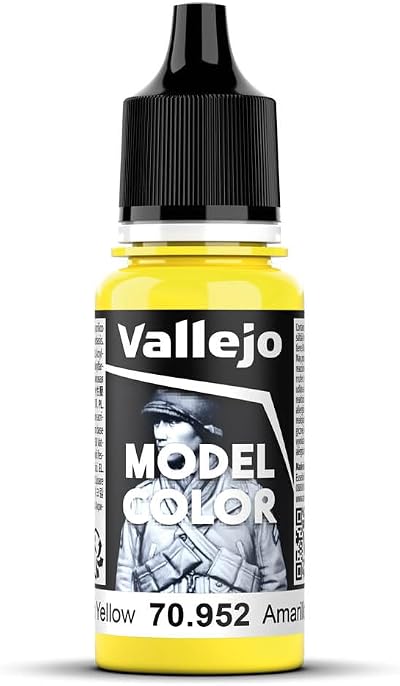 Vallejo Model Color Lemon Yellow 18 ml Acrylic Paint Self-Leveling BSL System